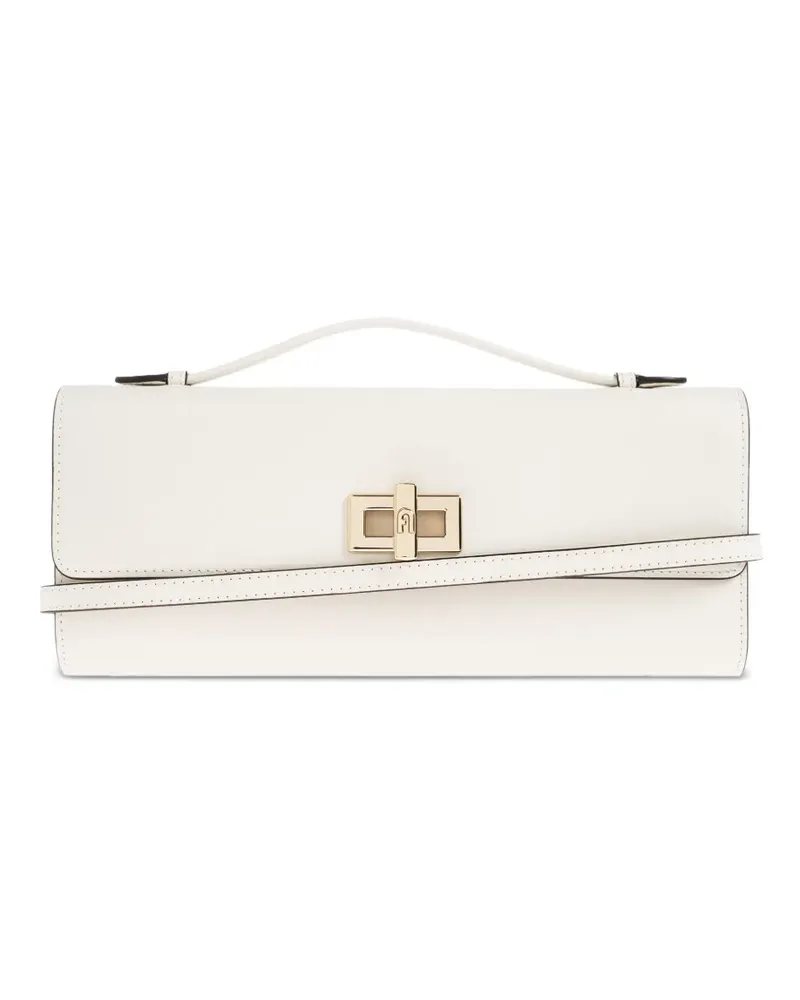 Furla Clara clutch bag - Weiß Weiß