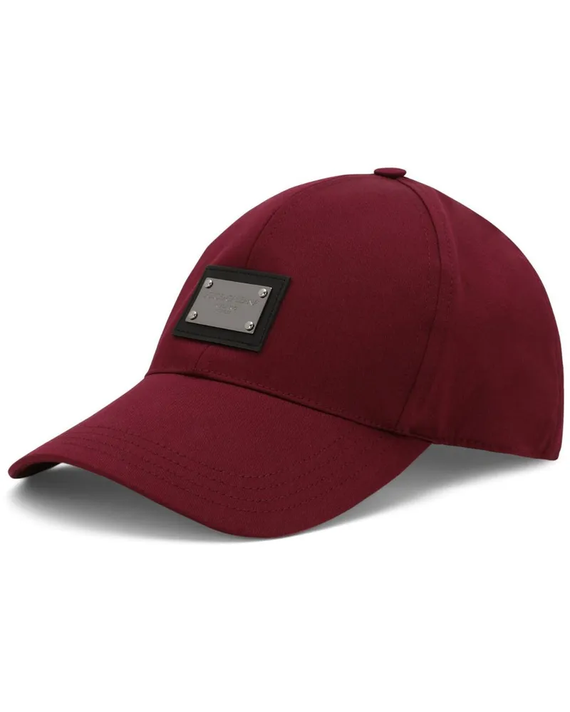Dolce & Gabbana Baseballkappe mit Logo-Detail - Rot Rot