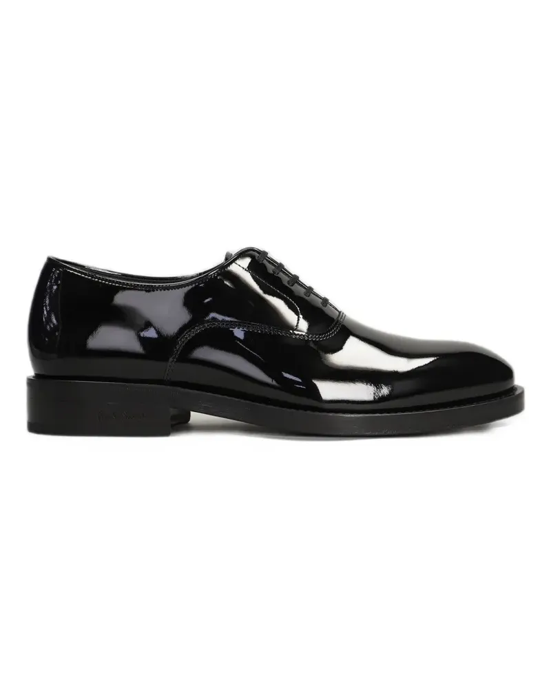 Paul Smith Schwarze Brubeck Lacklederschuhe Schwarz