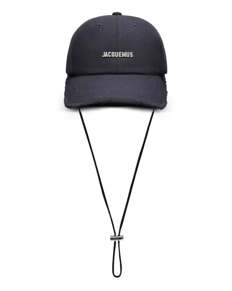 Jacquemus Artichaut Baseballkappe mit ausgefransten Kanten - Blau Blau