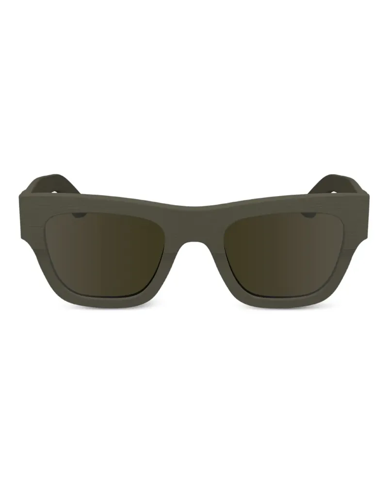 Calvin Klein Sonnenbrille mit eckigem Gestell - Braun Braun