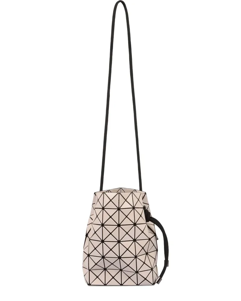 Issey Miyake geometric drawstring bucket bag - Nude Nude