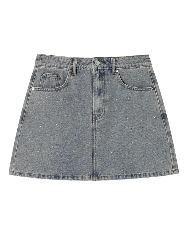 b+ab embellished mini skirt - Blau Blau