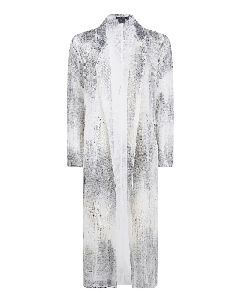 Avant Toi notch-lapel coat - Weiß Weiß