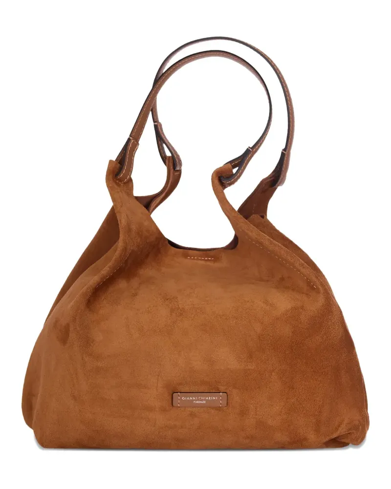 Gianni Chiarini Schultertasche aus Leder - Braun Braun