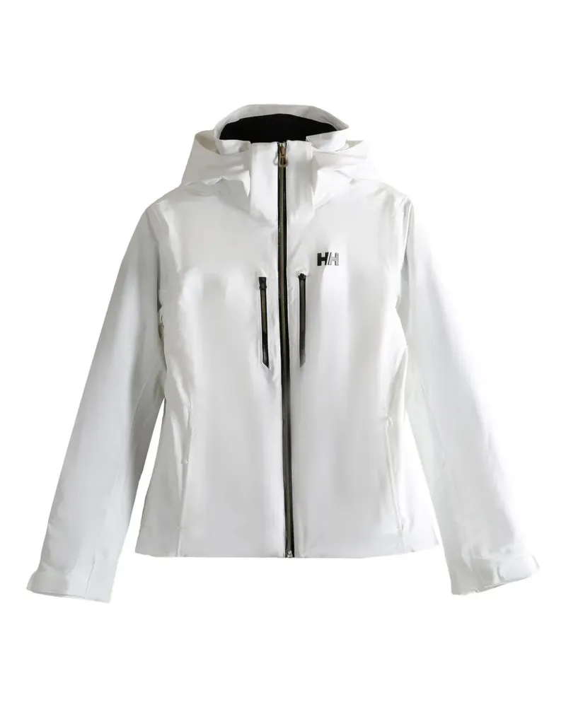 Helly Hansen Alphelia hooded zip ski jacket - Weiß Weiß