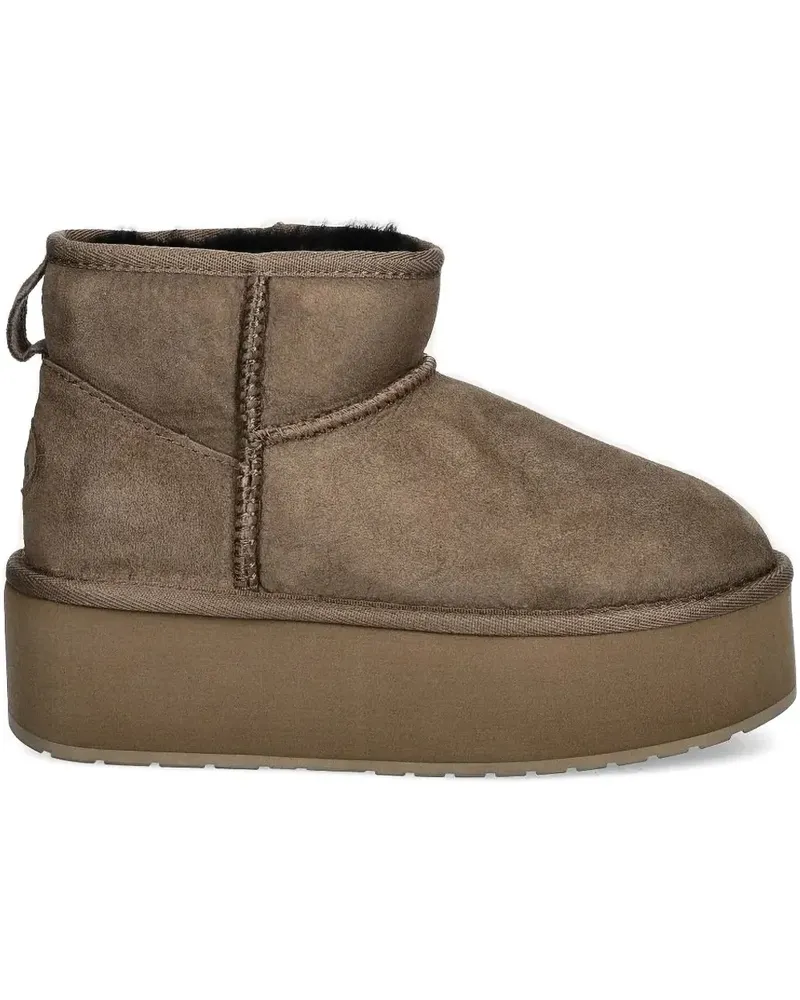 EMU Wildlederstiefel mit Plateau - Braun Braun
