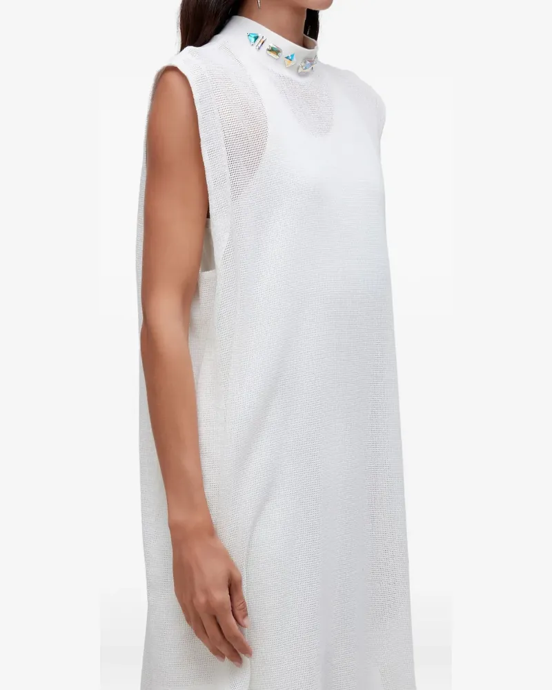 Osklen Ärmelloses Midikleid - Weiß Weiß