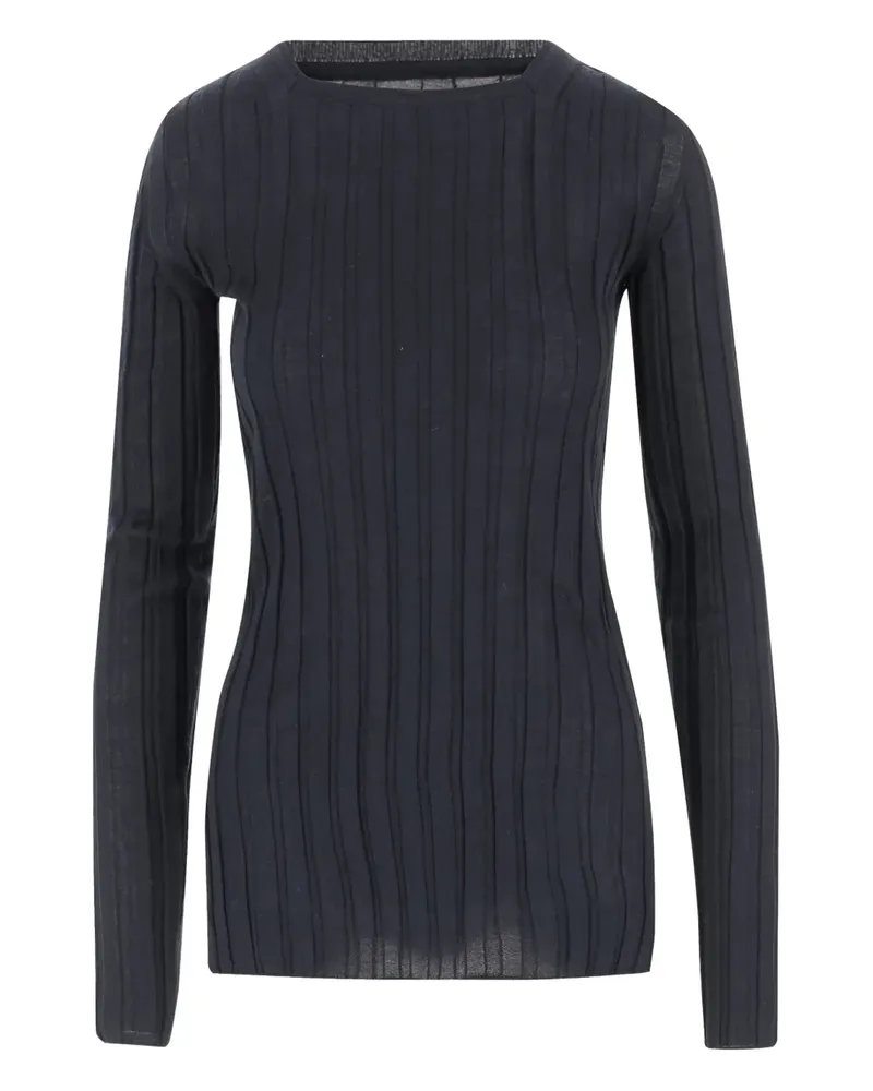 Carven Gerippter Pullover - Blau Blau