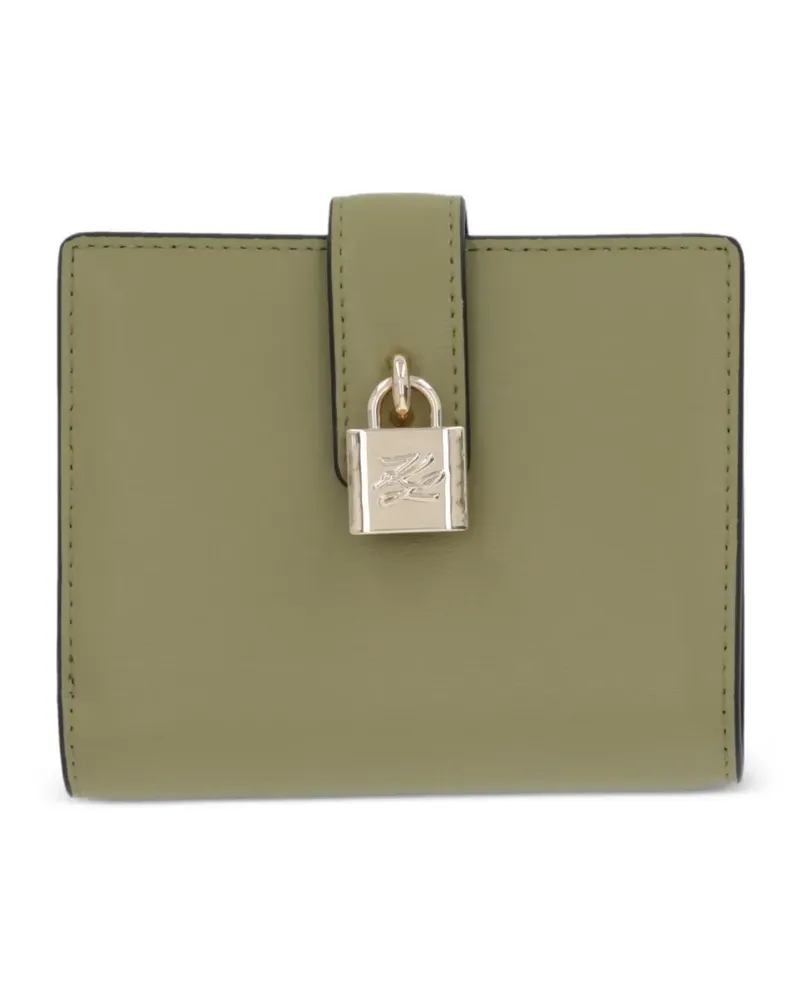 Karl Lagerfeld Portemonnaie mit Schloss - Grün Grün