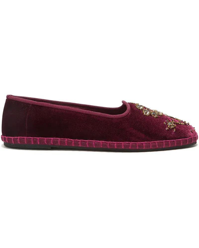 Maliparmi Ballerinas mit Verzierung - Rot Rot