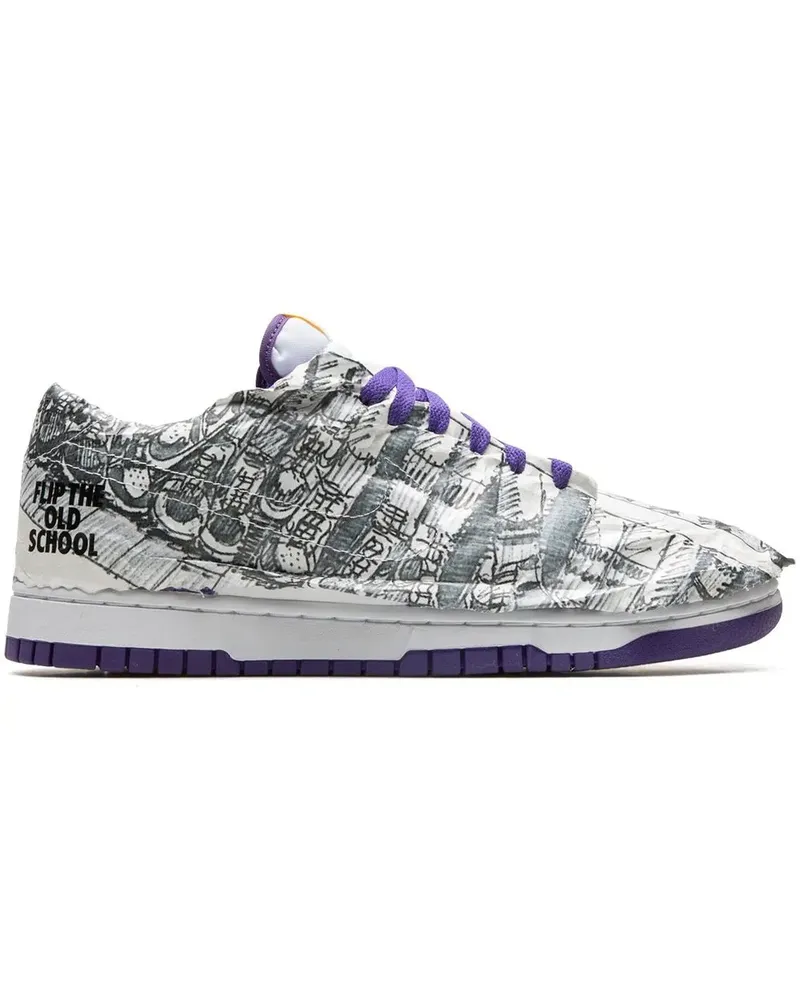 Nike Dunk Low Flip The Old School Sneakers - Grau Grau