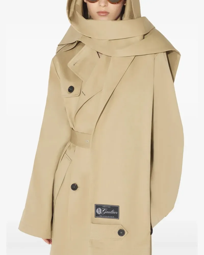 Jean Paul Gaultier Trenchcoat mit Gürtel - Nude Nude