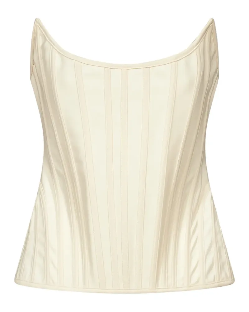 Giuseppe di Morabito boned corset top - Nude Nude