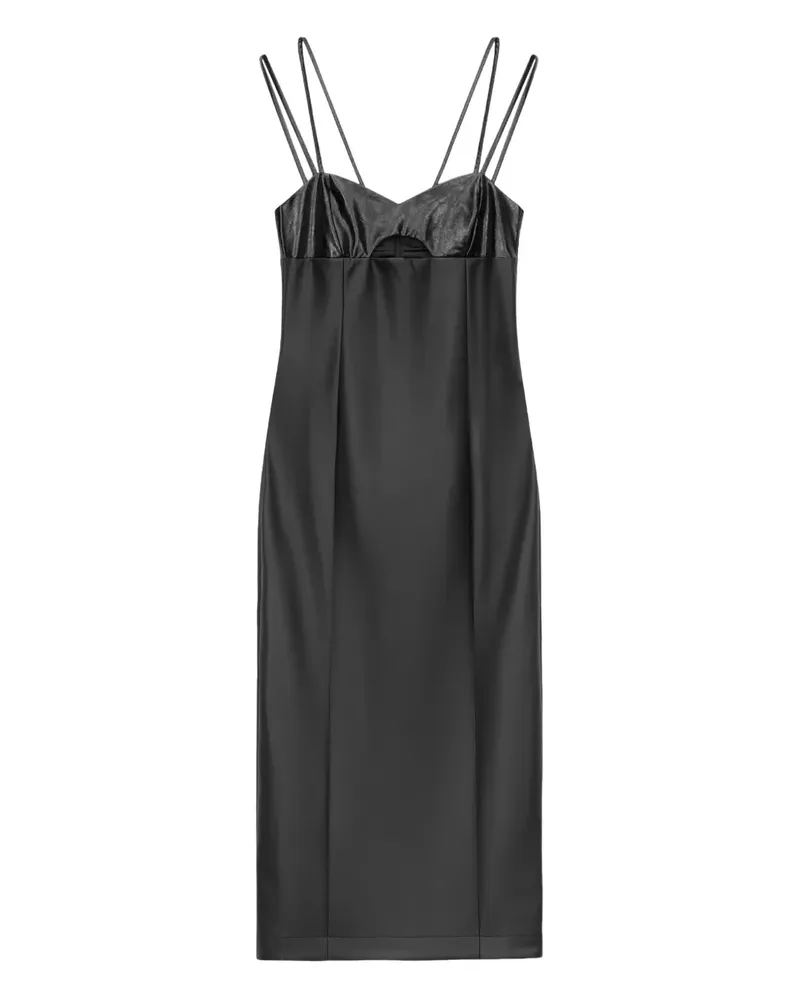 RTA Uma Midikleid - Schwarz Schwarz