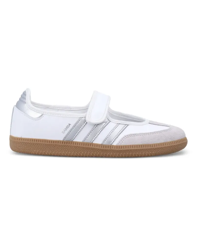 adidas Samba Jane Ballerinas mit Streifen - Weiß Weiß
