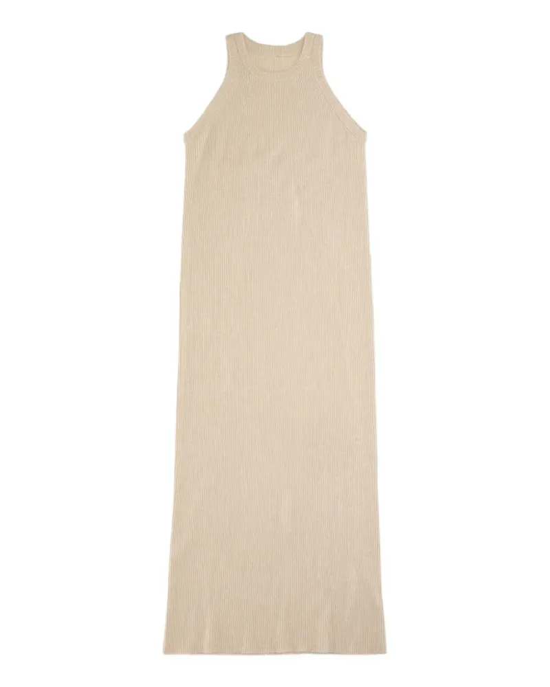 Fortela Aurelie Midikleid aus geripptem Strick - Nude Nude
