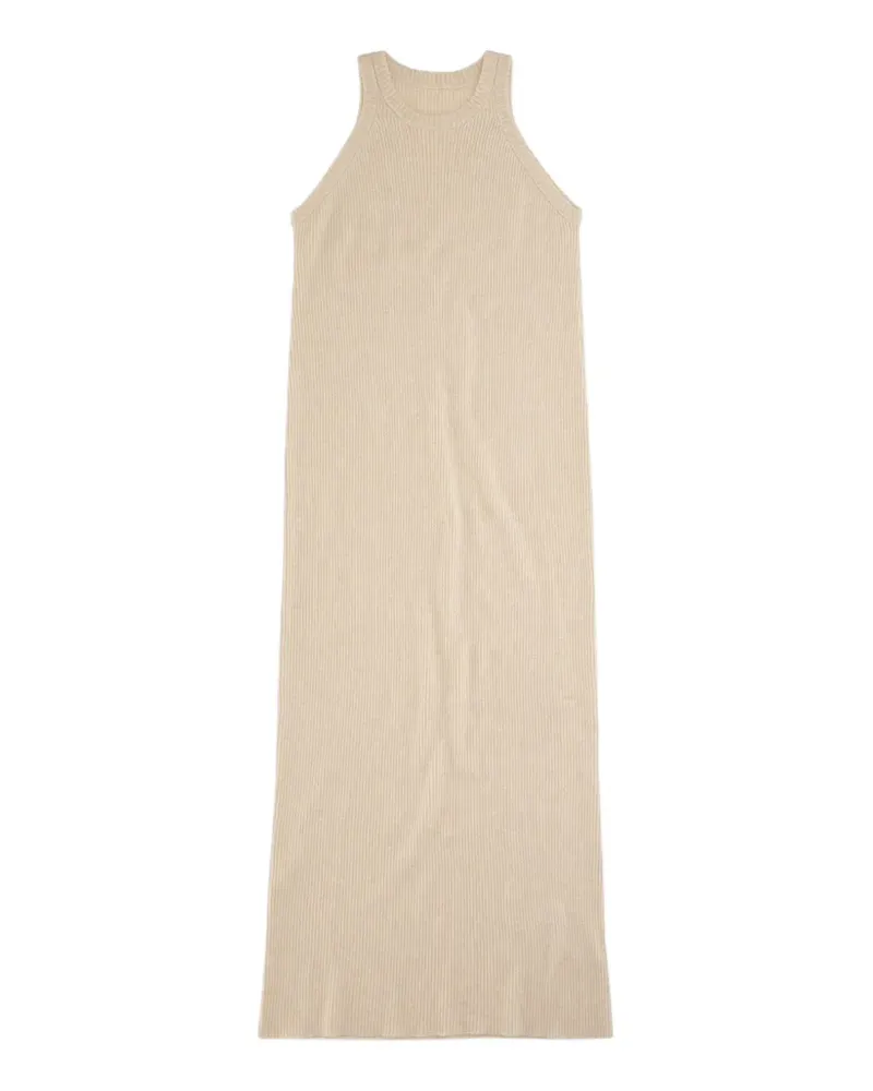 Fortela Aurelie ribbed-knit midi dress - Nude Nude
