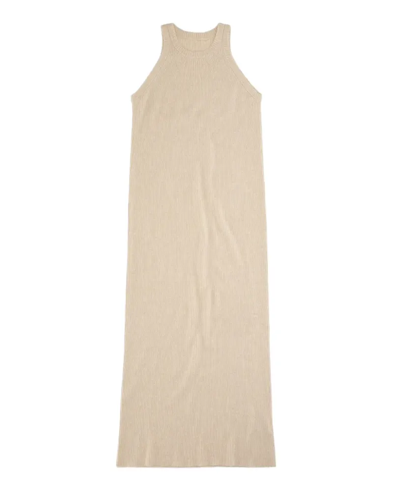 Fortela Aurelie Midikleid aus geripptem Strick - Nude Nude