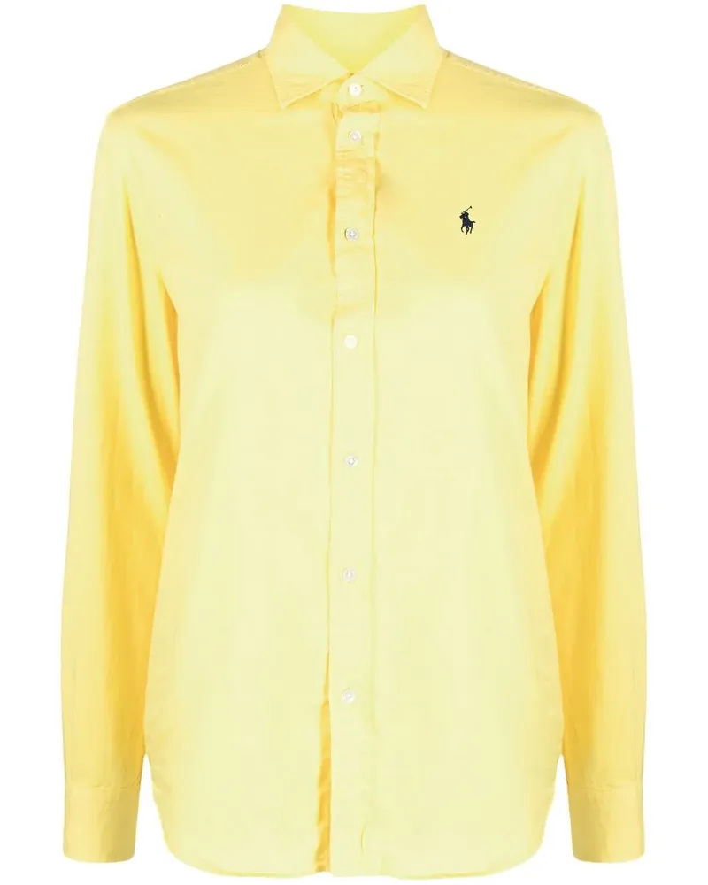 Ralph Lauren Polo Pony Button-down-Hemd - Gelb Gelb