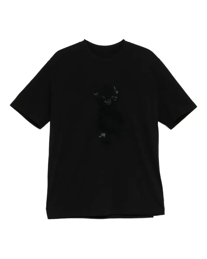JNBY T-Shirt mit Teddy - Schwarz Schwarz