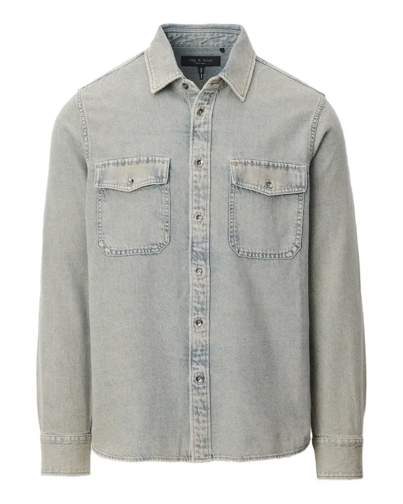Rag & Bone Klassisches Jeanshemd - Blau Blau