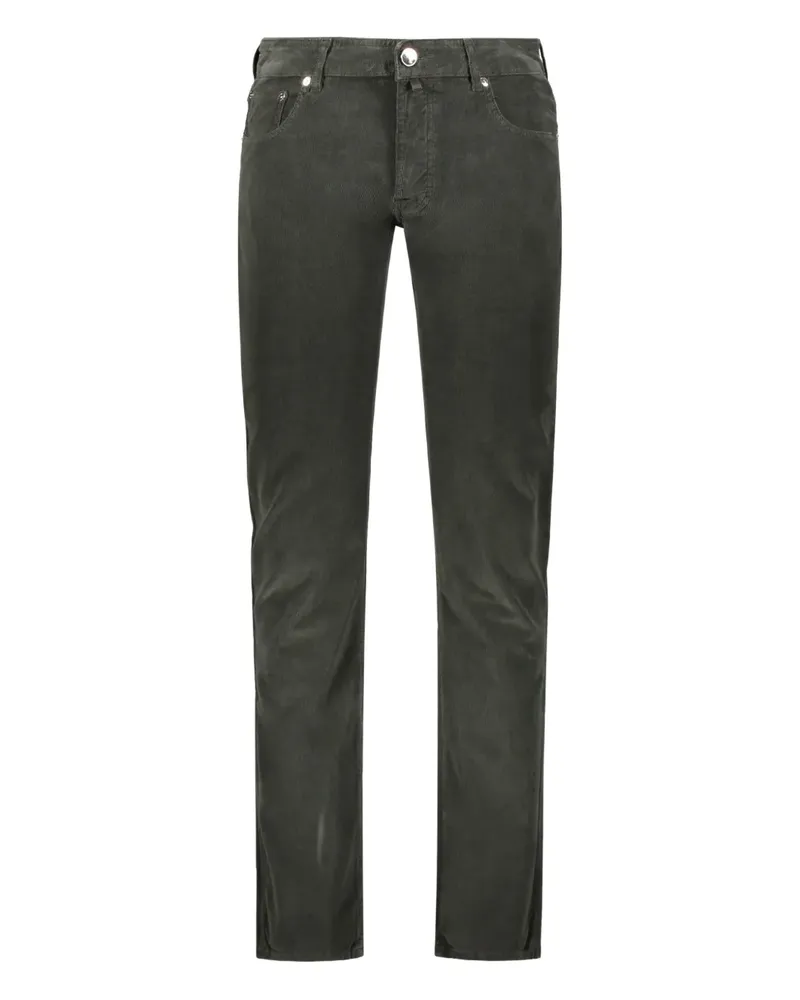 MOORER Pavel Hose im Five-Pocket-Design - Grün Grün