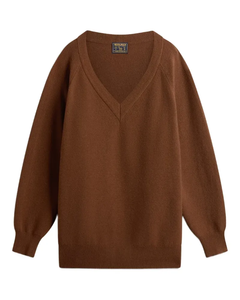 Woolrich Pullover mit Raglanärmeln - Braun Braun