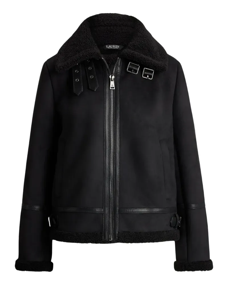 Ralph Lauren Jacke aus Shearling - Schwarz Schwarz