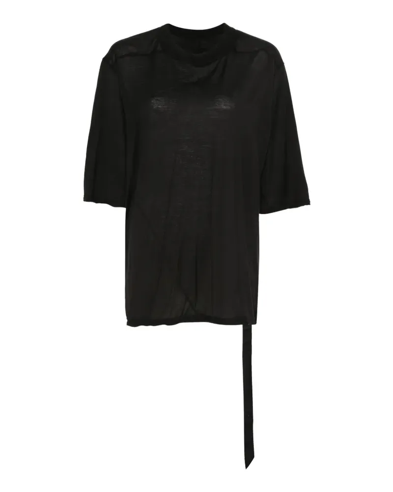 DRKSHDW by Rick Owens Langes T-Shirt mit Ziernaht - Schwarz Schwarz