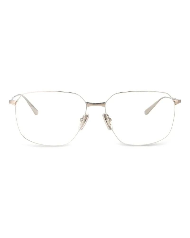 Balenciaga Brille mit eckigem Gestell - Silber Silber