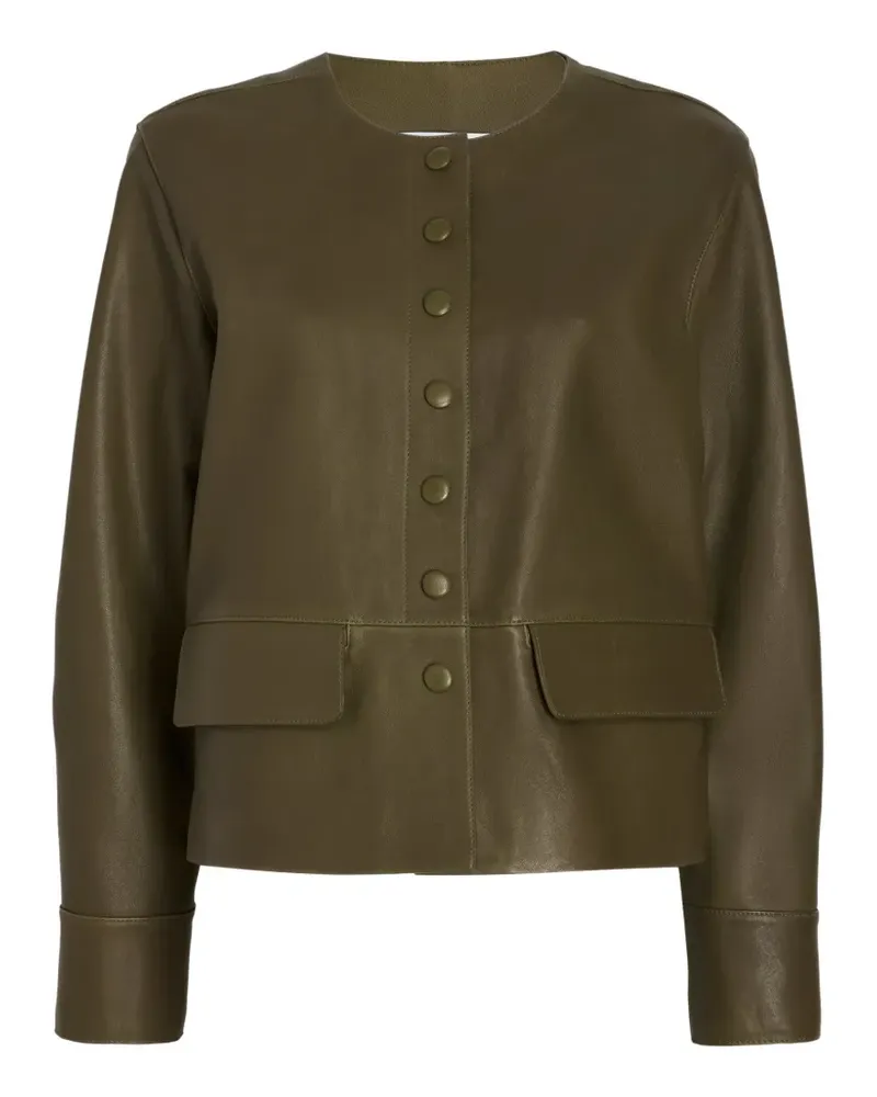 Proenza Schouler Robin Jacke aus Leder - Grün Grün
