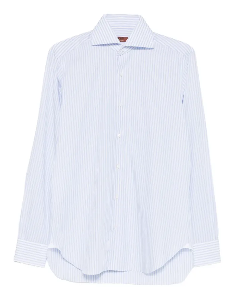 BARBA striped shirt - Blau Blau