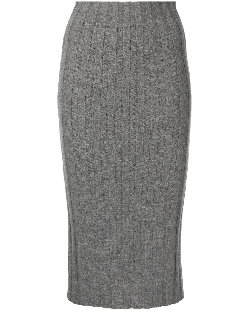 Cashmere In Love Grob gestrickter Lenny Rock - Grau Grau