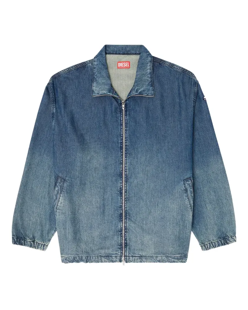 Diesel Jeansjacke mit Reißverschluss - Blau Blau