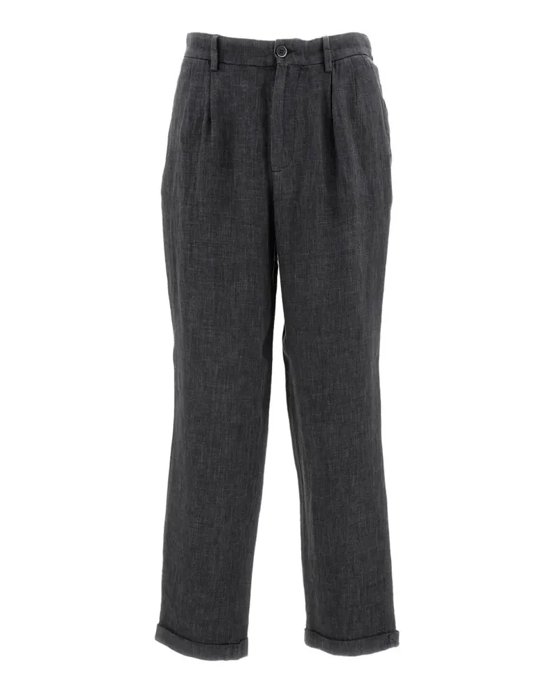 BARENA Hose mit Bundfalten - Grau Grau