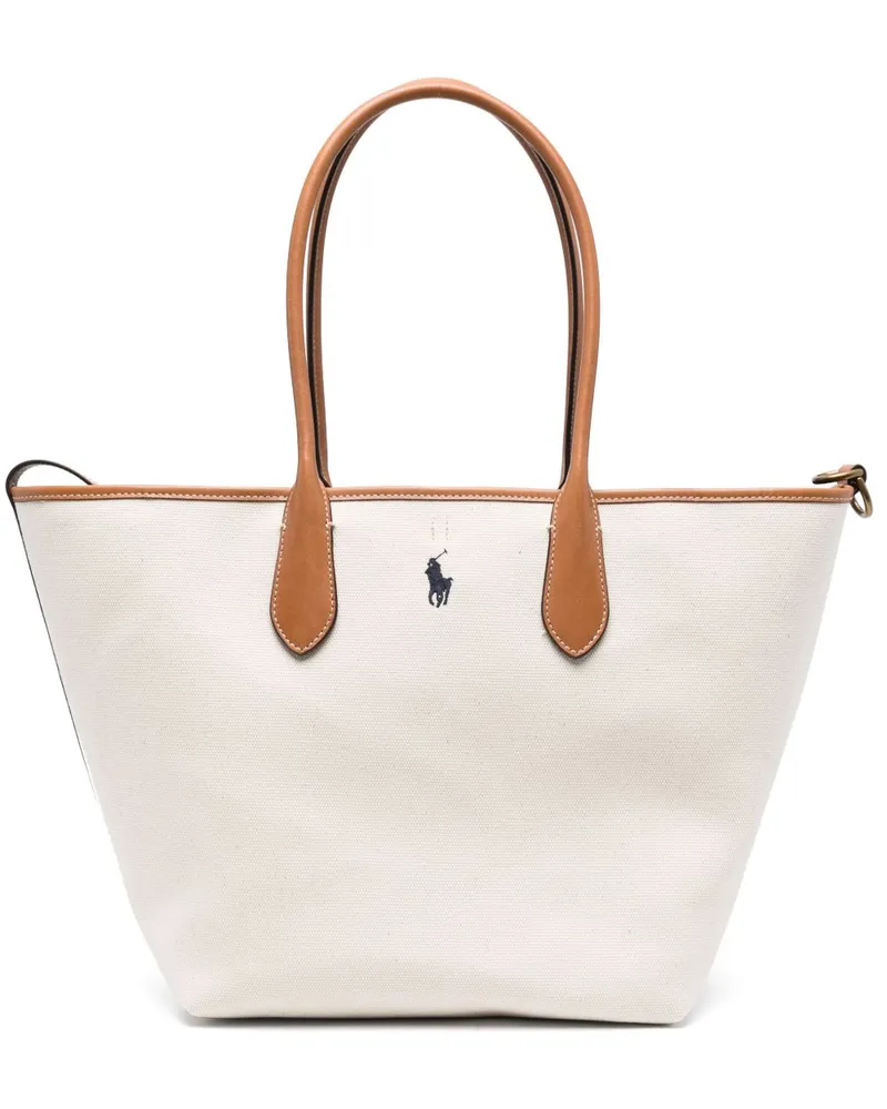 Ralph Lauren Tote Bag aus Canvas - Nude Nude