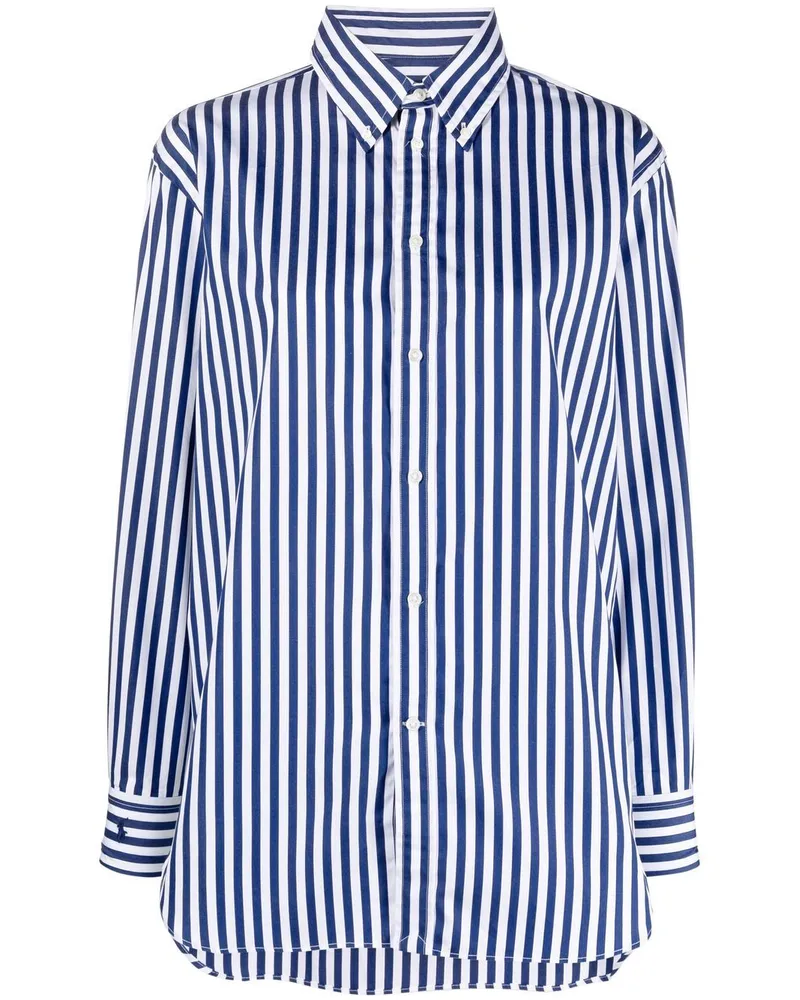 Ralph Lauren Gestreiftes Hemd - Blau Blau