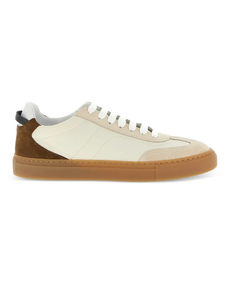 Brunello Cucinelli Precious Sneakers mit Schlaufe - Nude Nude
