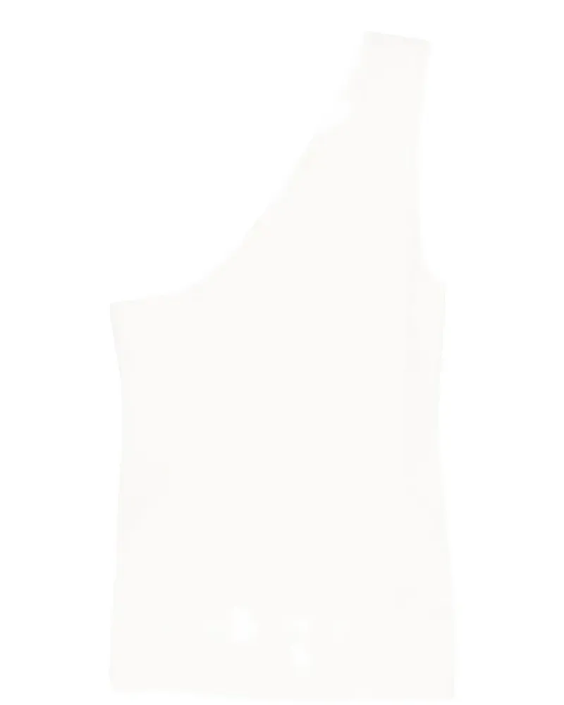 Lisa Yang Sorea one-shoulder top - Weiß Weiß