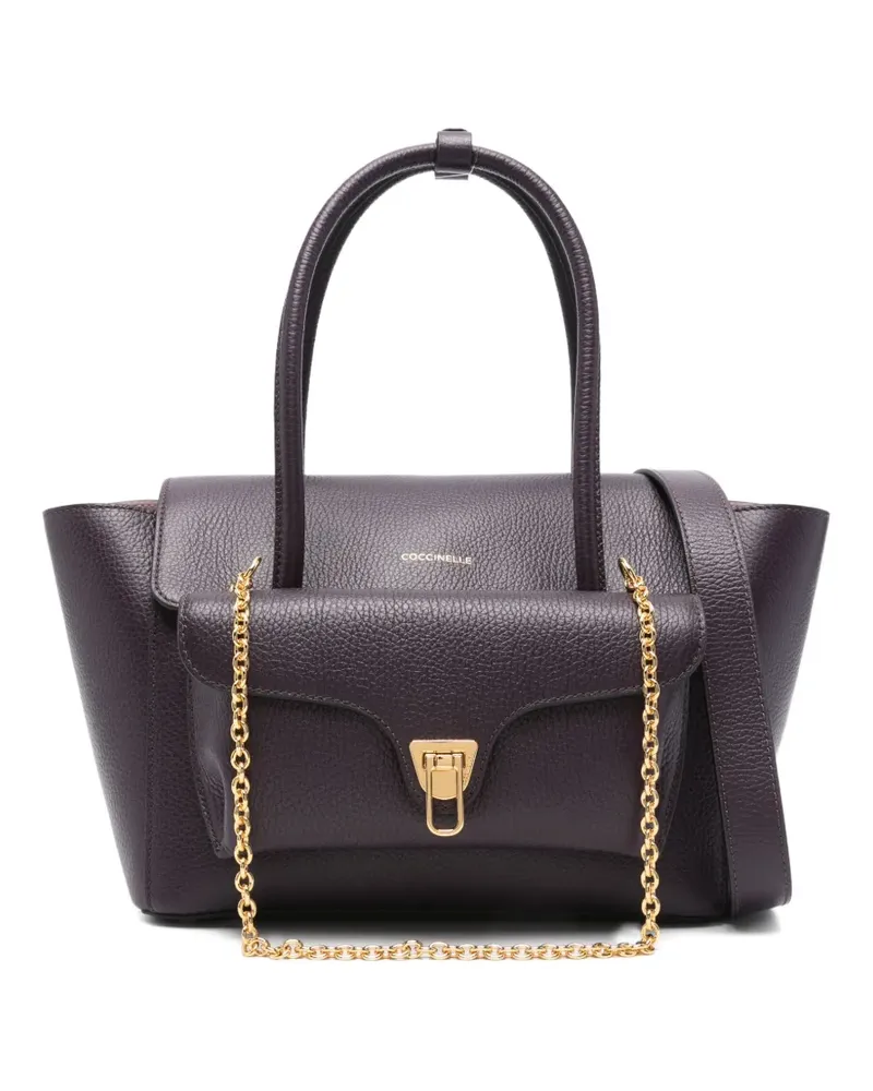 Coccinelle Tote Bag mit Kettendetail - Violett Violett
