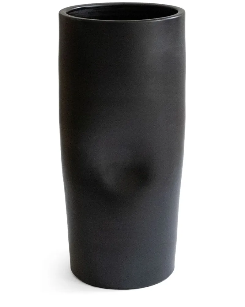 Origin Made Große Portal Tonvase 62,5cm Schwarz