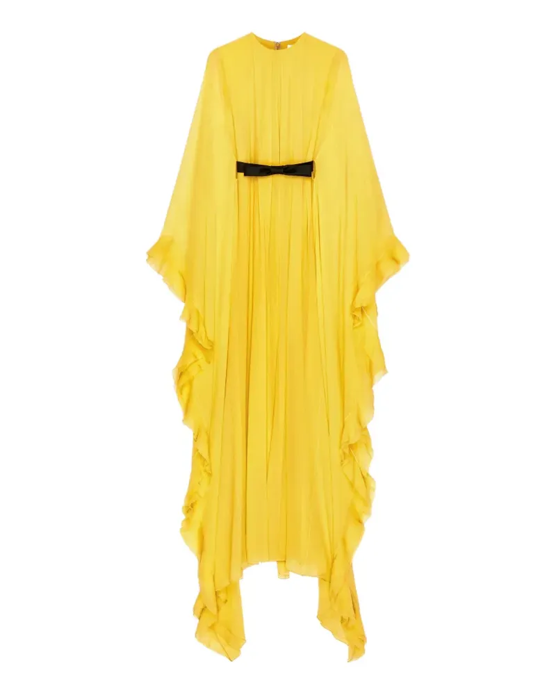 Givenchy Abendkleid aus Seidenchiffon - Gelb Gelb