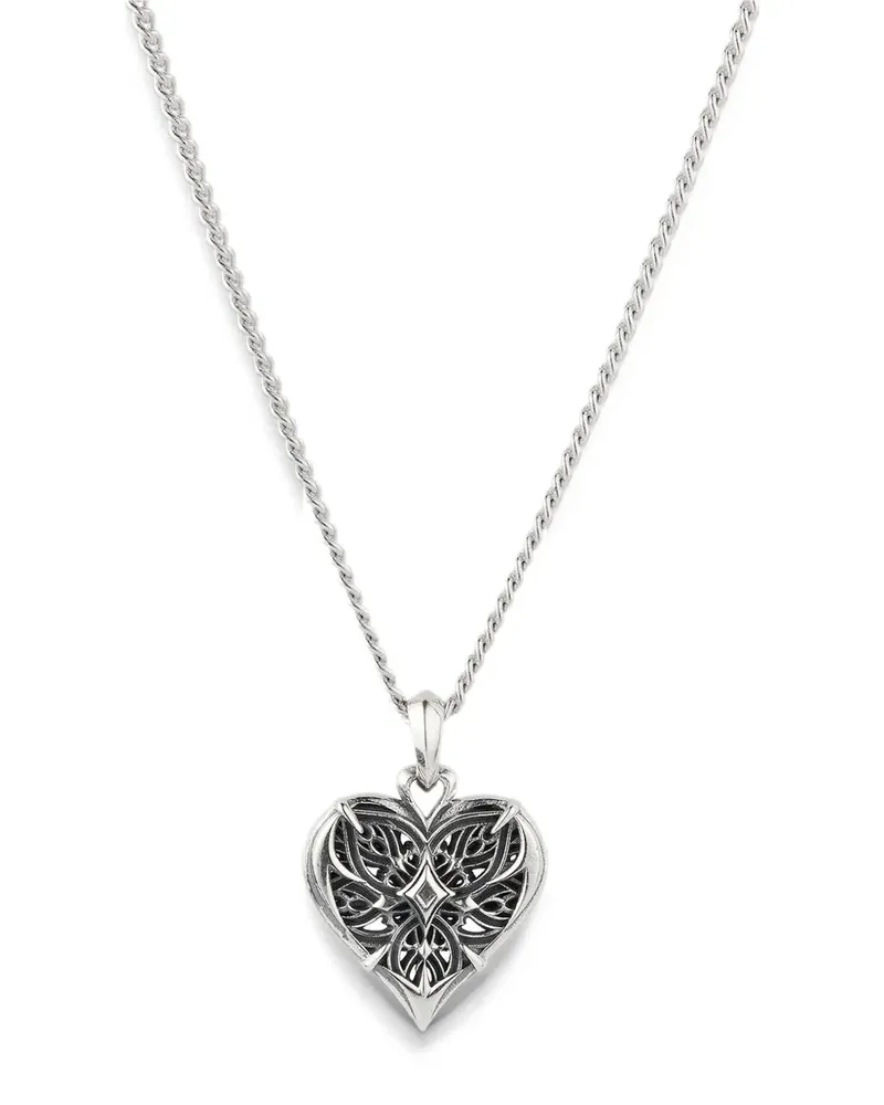 Emanuele Bicocchi Notre-Heart necklace - Silber Silber