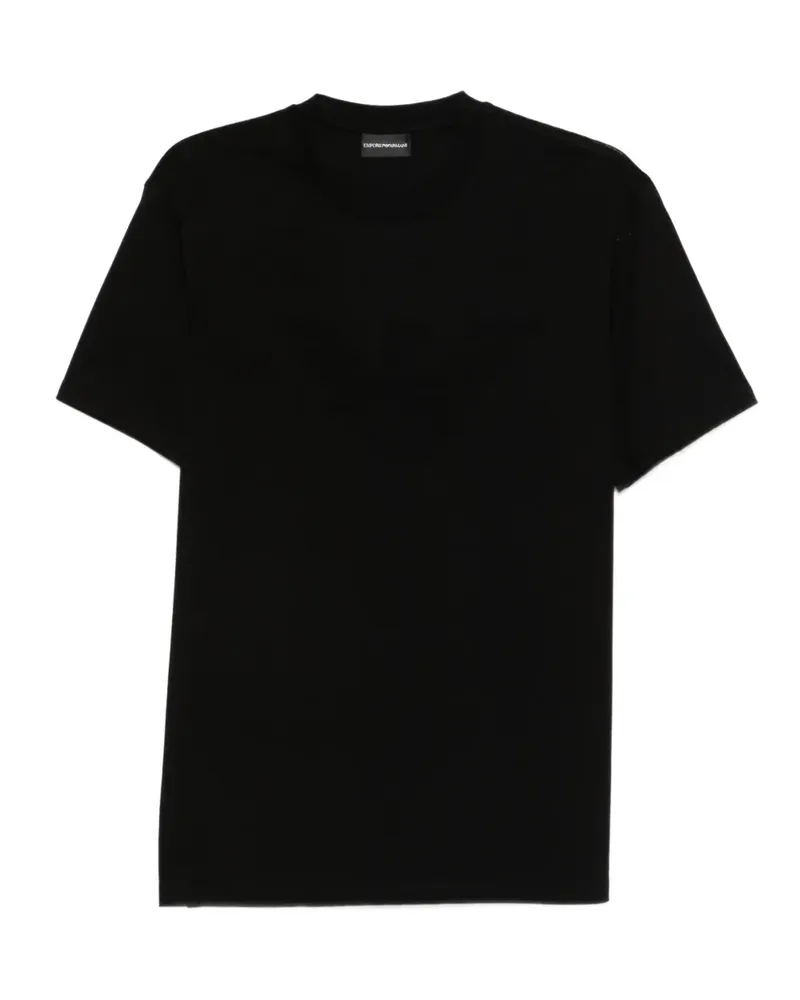 Emporio Armani crew-neck T-shirt - Schwarz Schwarz