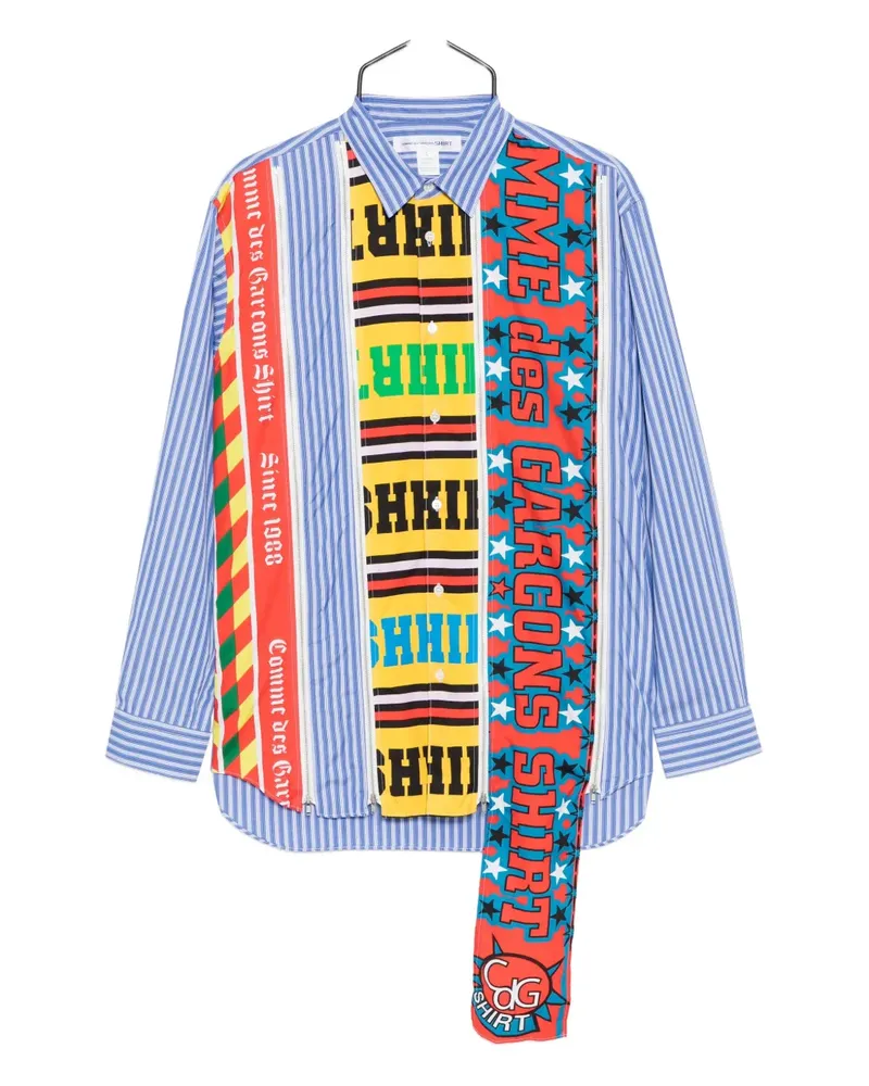 Comme des Garçons printed shirt - Blau Blau