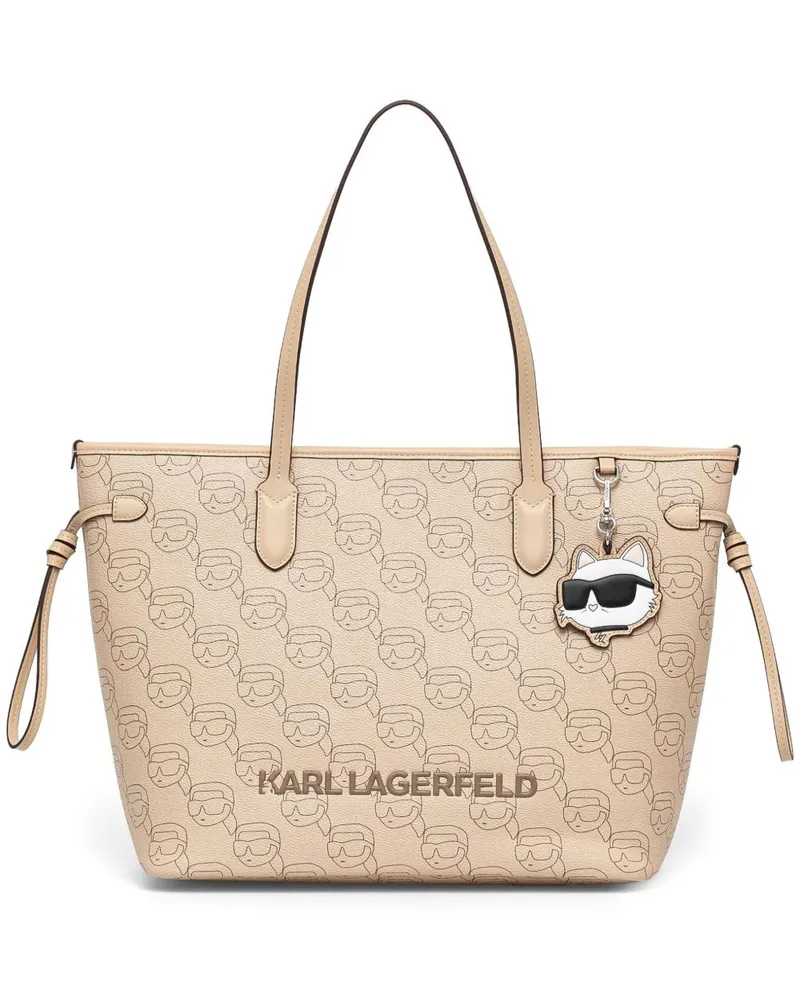 Karl Lagerfeld Große Ikon Tote Bag - Nude Nude