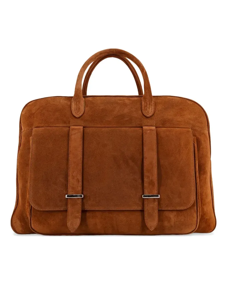 Orciani Jones Reisetasche mit Riemen - Braun Braun