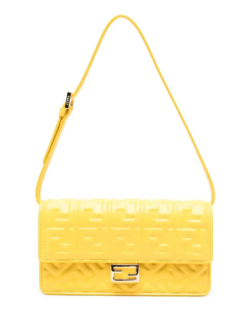 Fendi Wallet On Chain Baguette cross body bag - Gelb Gelb