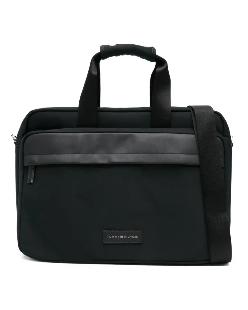 Tommy Hilfiger Aktentasche mit Logo-Detail - Schwarz Schwarz